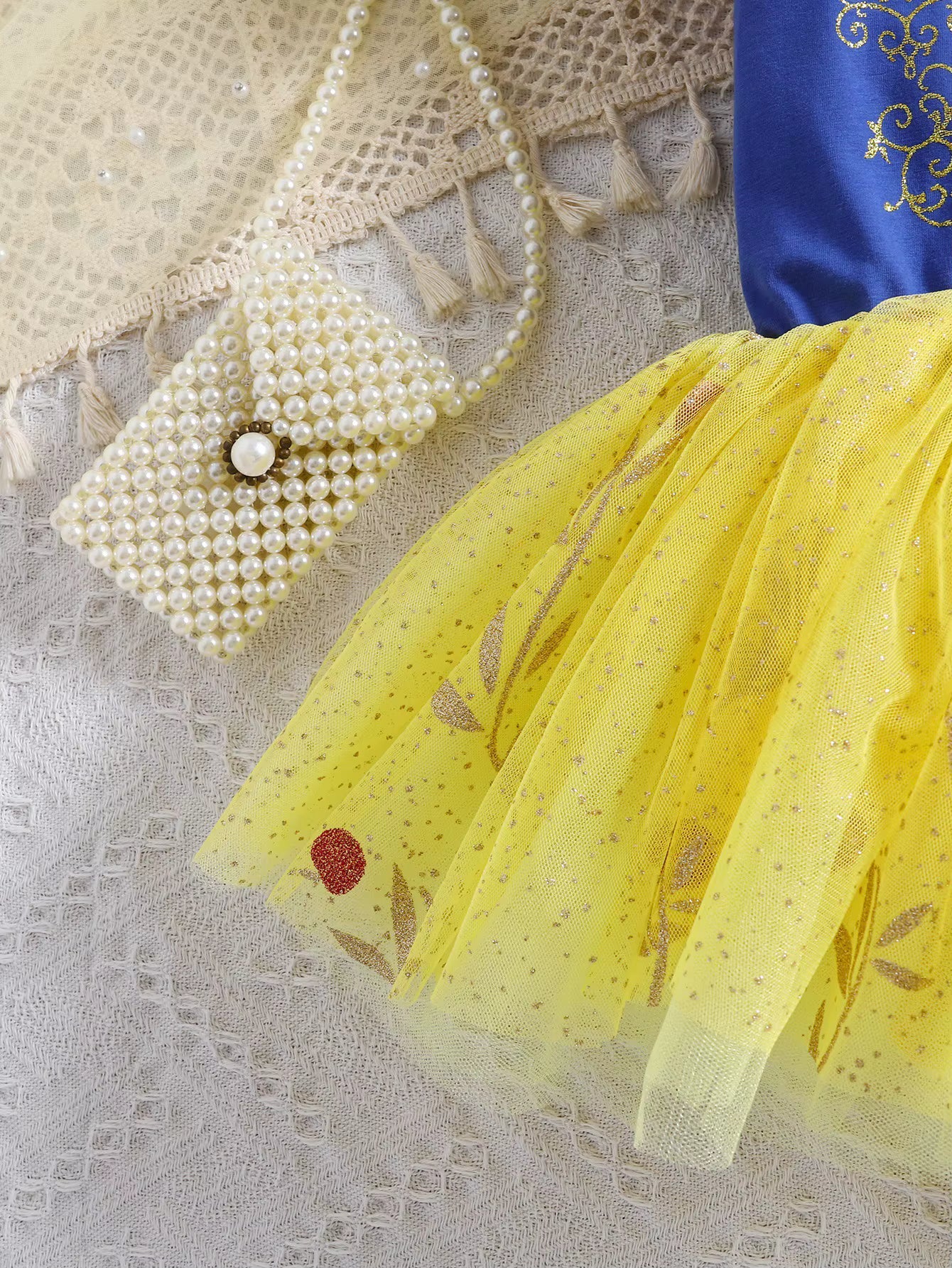Children's Dress with Sparkly Bow