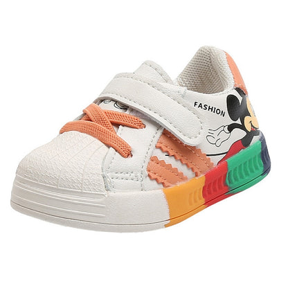 Colored Mr. Mouse children's sneakers