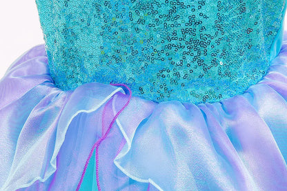 Vestido de fiesta de sirena con lentejuelas 