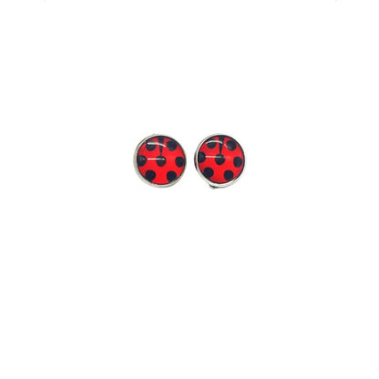 Girl Polka Dot Princess Dress Ladybug Dress