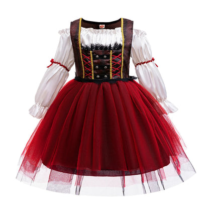 Halloween Girl Pirate Dress Children Princess Dress