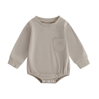 Body básico infantil con bolsillo