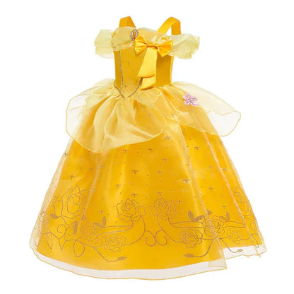 Vestido de princesa amarillo 