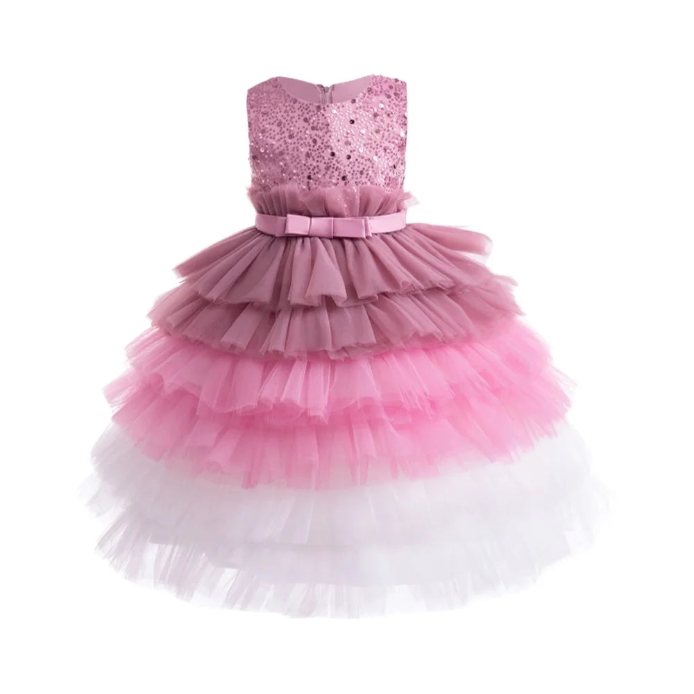Girls' Princess Style Birthday Dresses Luxury