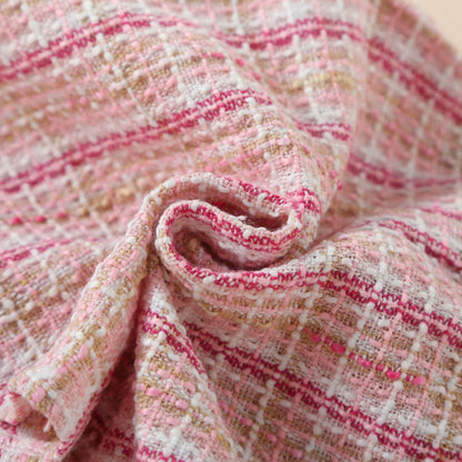 Vestido de cuadros rosa bebé