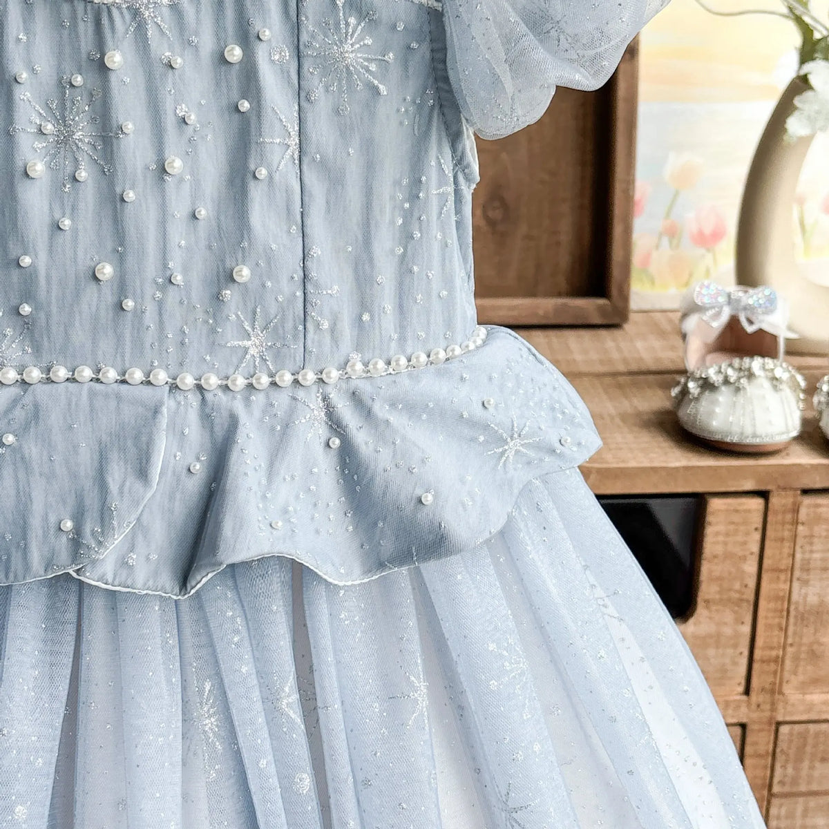 Blue Princess Dress Birthday Gift Dress