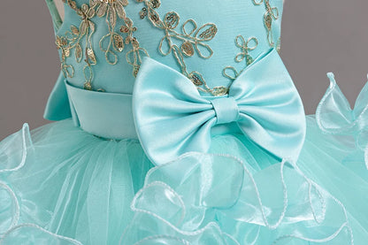 The New Net Yarn Birthday Cake Pengers Dress