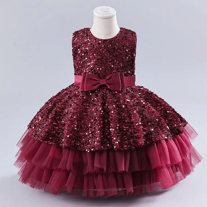 First Birthday Party Fluffy Mesh Tutu Dress