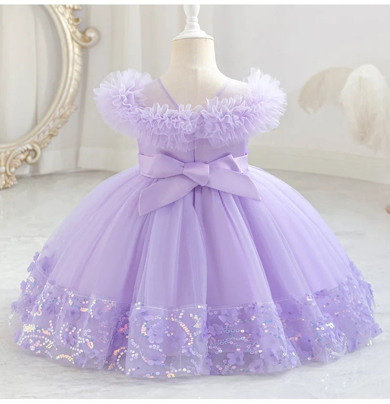 Children's Princess Dress Skirt Baby Puffy Tulle Skirts Festival Party Dress