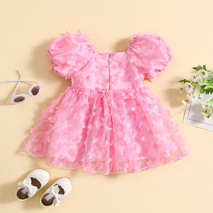 Vestido infantil de mariposa 