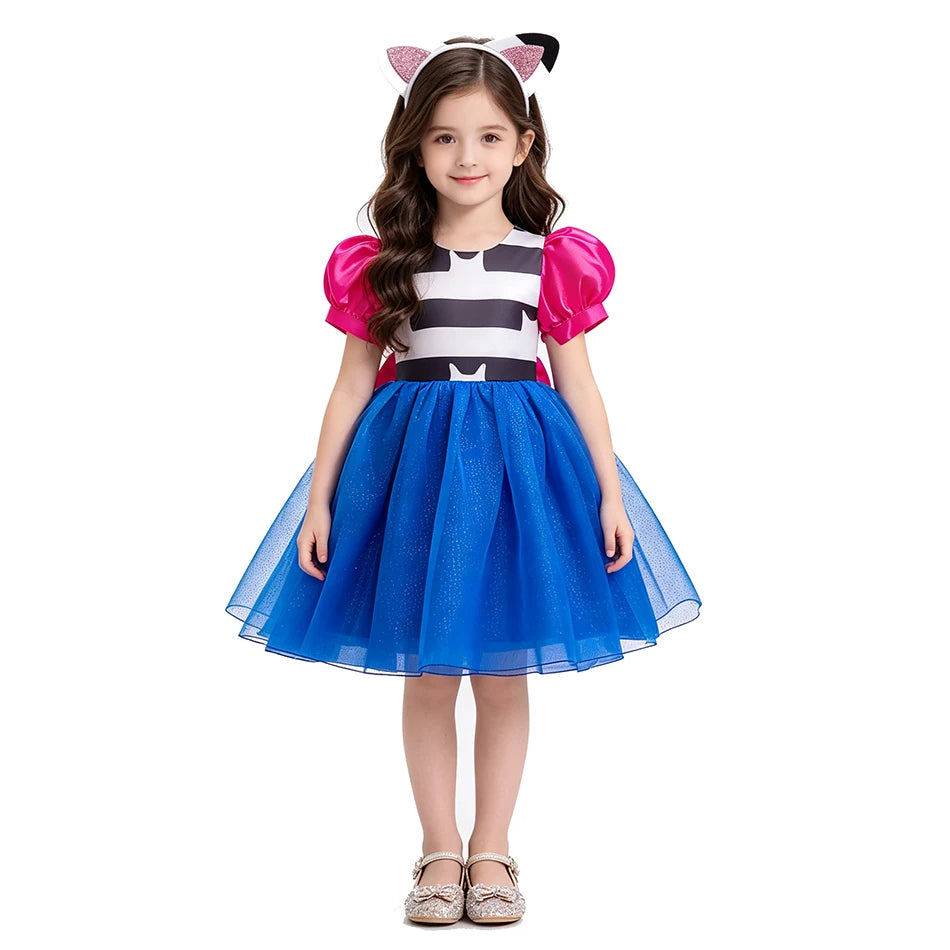 Kids Cat Theme Cosplay Dress