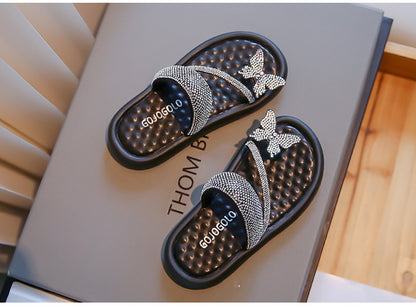 Sandalia infantil Butterfly Strass 