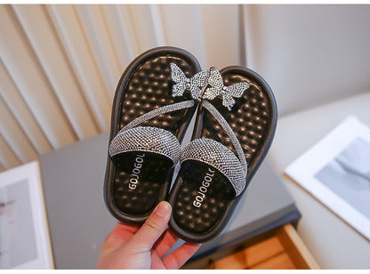 Sandalia infantil Butterfly Strass 
