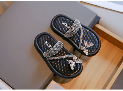 Sandalia infantil Butterfly Strass 