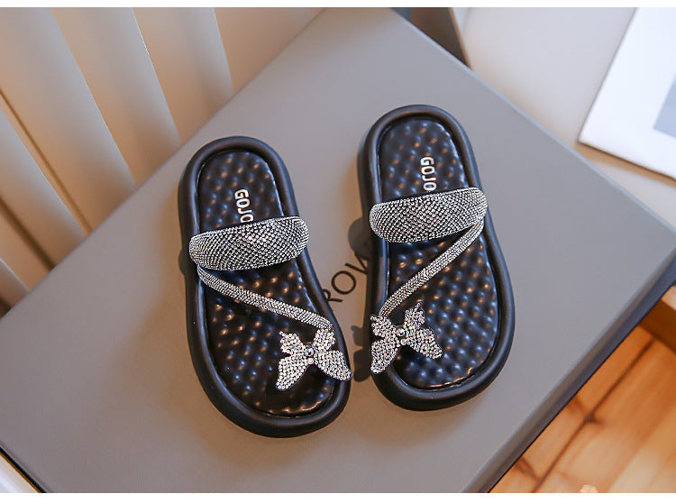 Sandalia infantil Butterfly Strass 