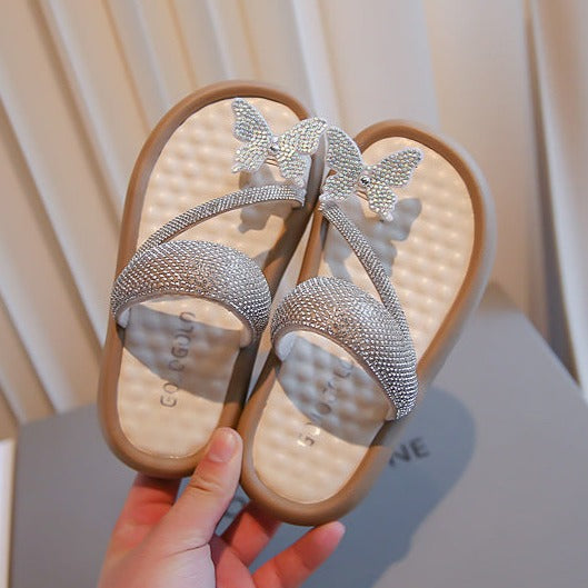 Sandalia infantil Butterfly Strass 