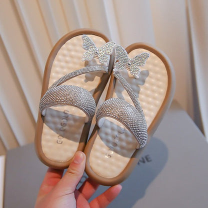 Sandalia infantil Butterfly Strass 