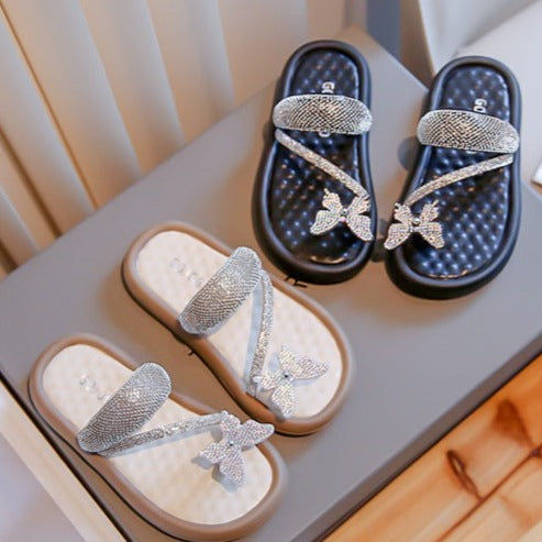 Sandalia infantil Butterfly Strass 