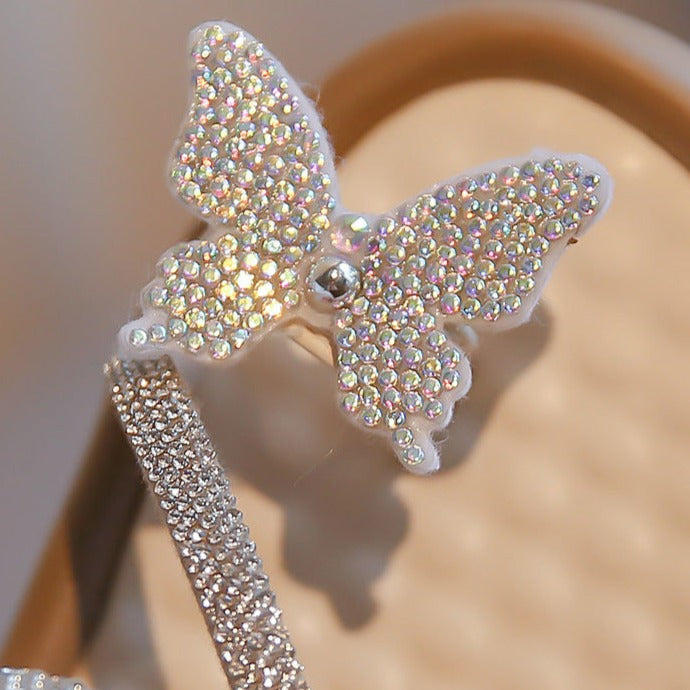 Sandalia infantil Butterfly Strass 