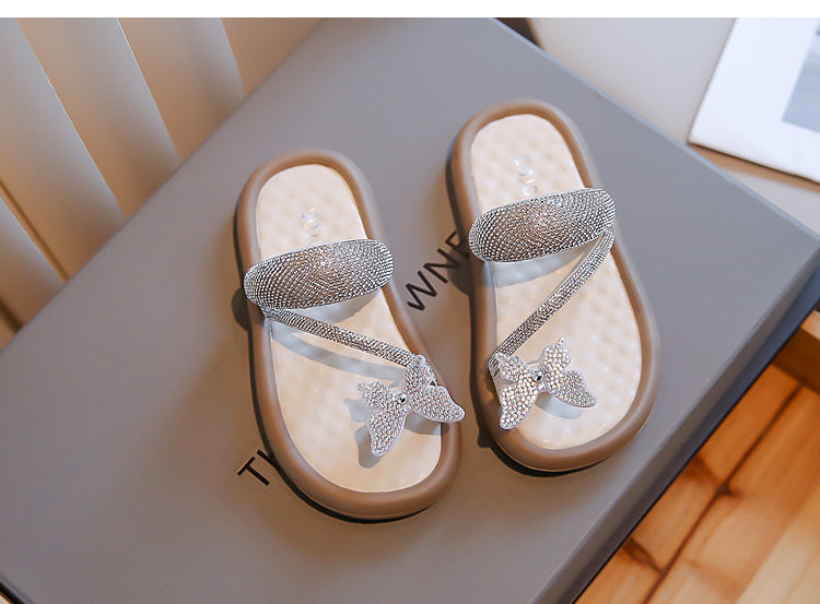 Sandalia infantil Butterfly Strass 