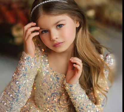Children's Sequin Party Dress