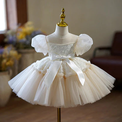Shiny Bow Children's Dress