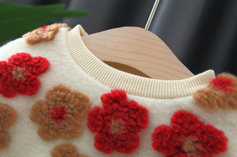Blusa de mujer para niños con forro floral 