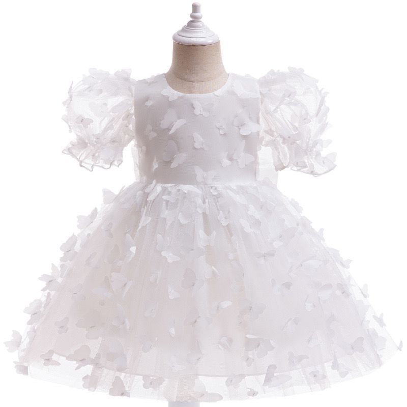 Vestido de mariposa de tul para niña 
