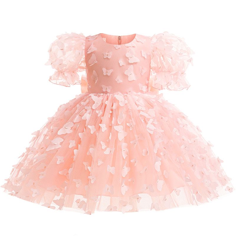 Vestido de mariposa de tul para niña 