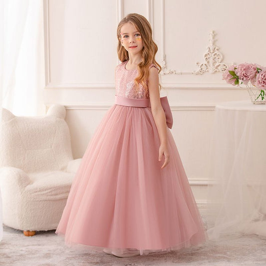Sequin Tulle Children's Party Dress