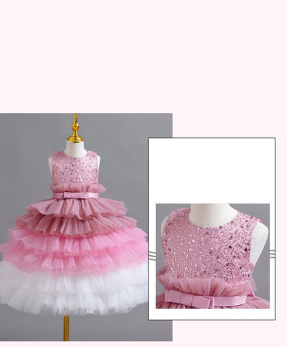Children's Tulle Layered Dress