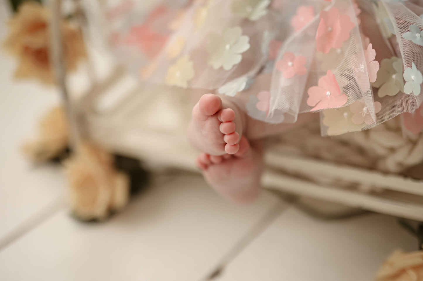 Body Infantil Flores Colores + Lazo 