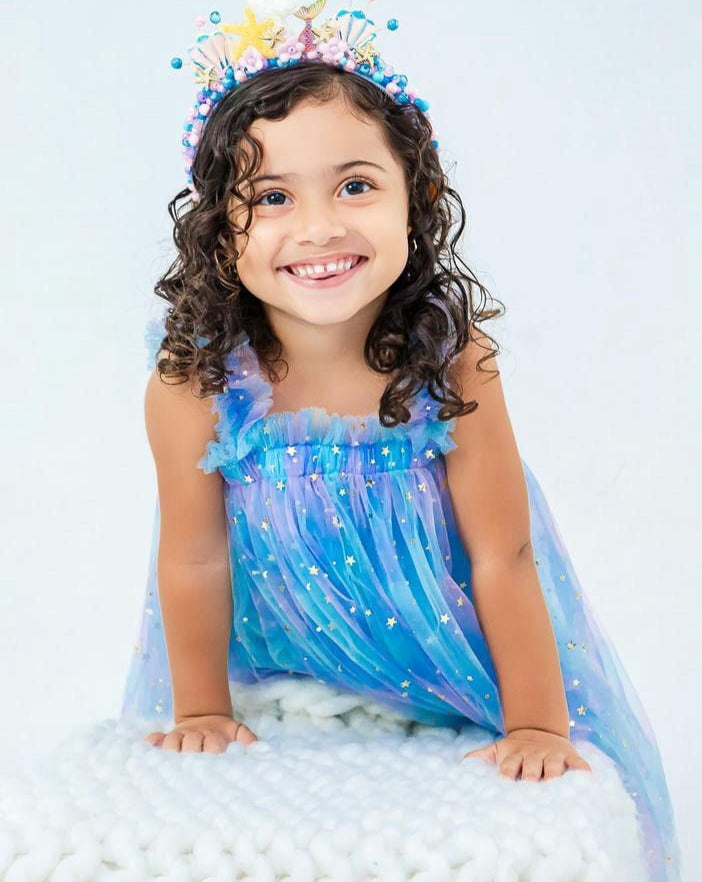Vestido de tul de colores para niños 