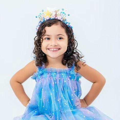 Vestido de tul de colores para niños 