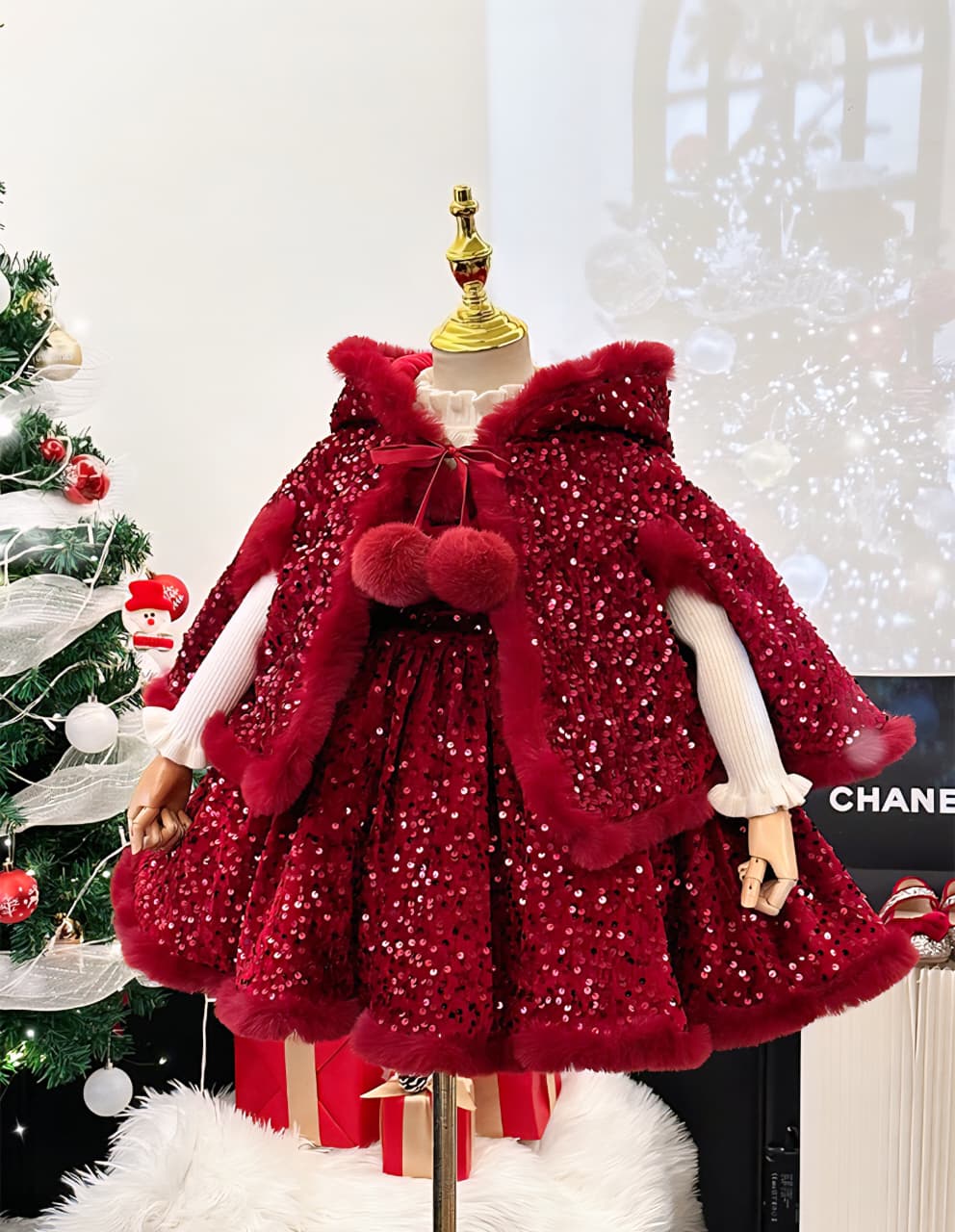Shiny Sequin Children's Dress