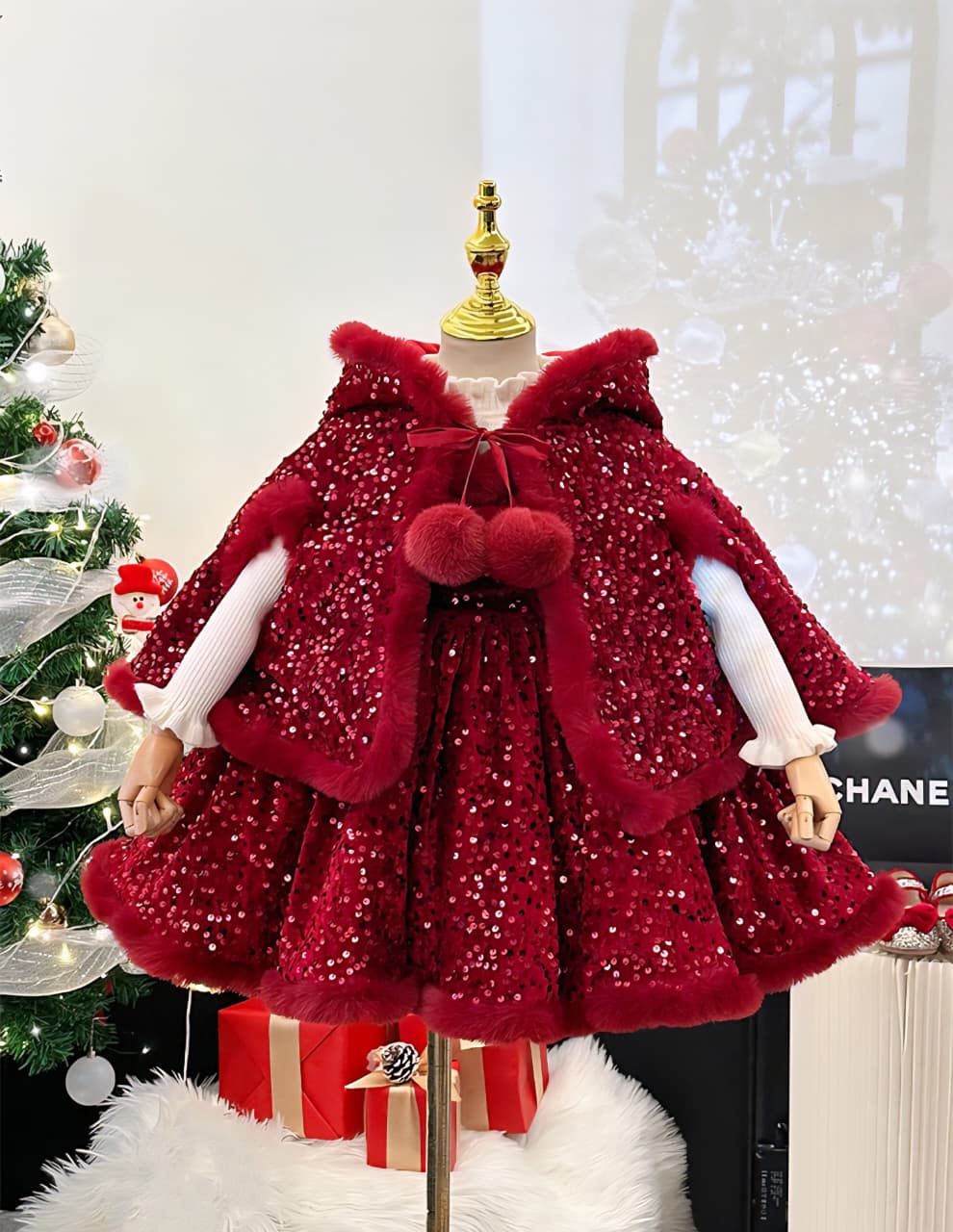 Shiny Sequin Children's Dress