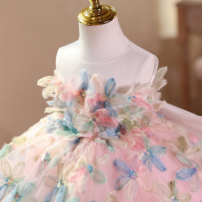Children's Party Dress Flowers