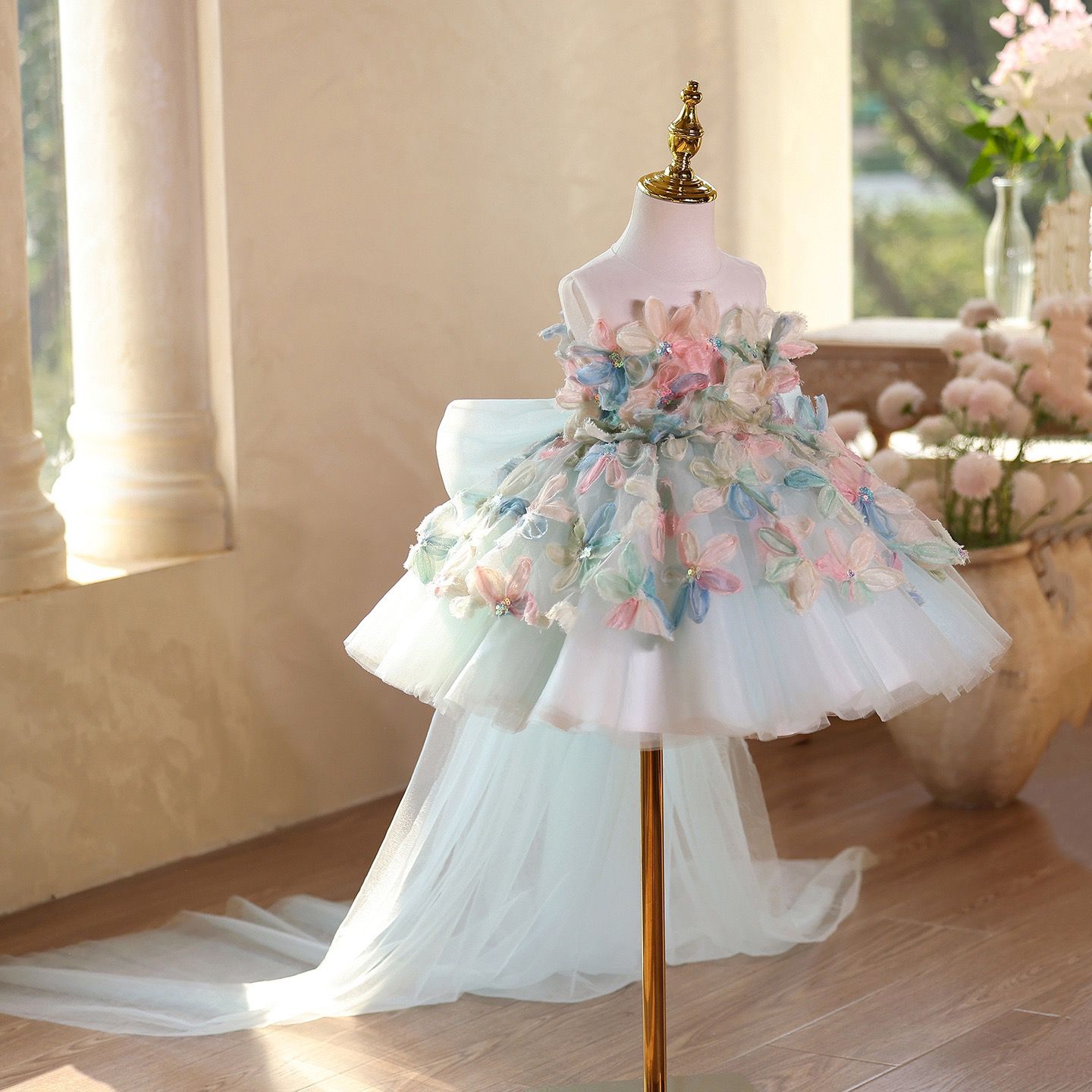 Children's Party Dress Flowers