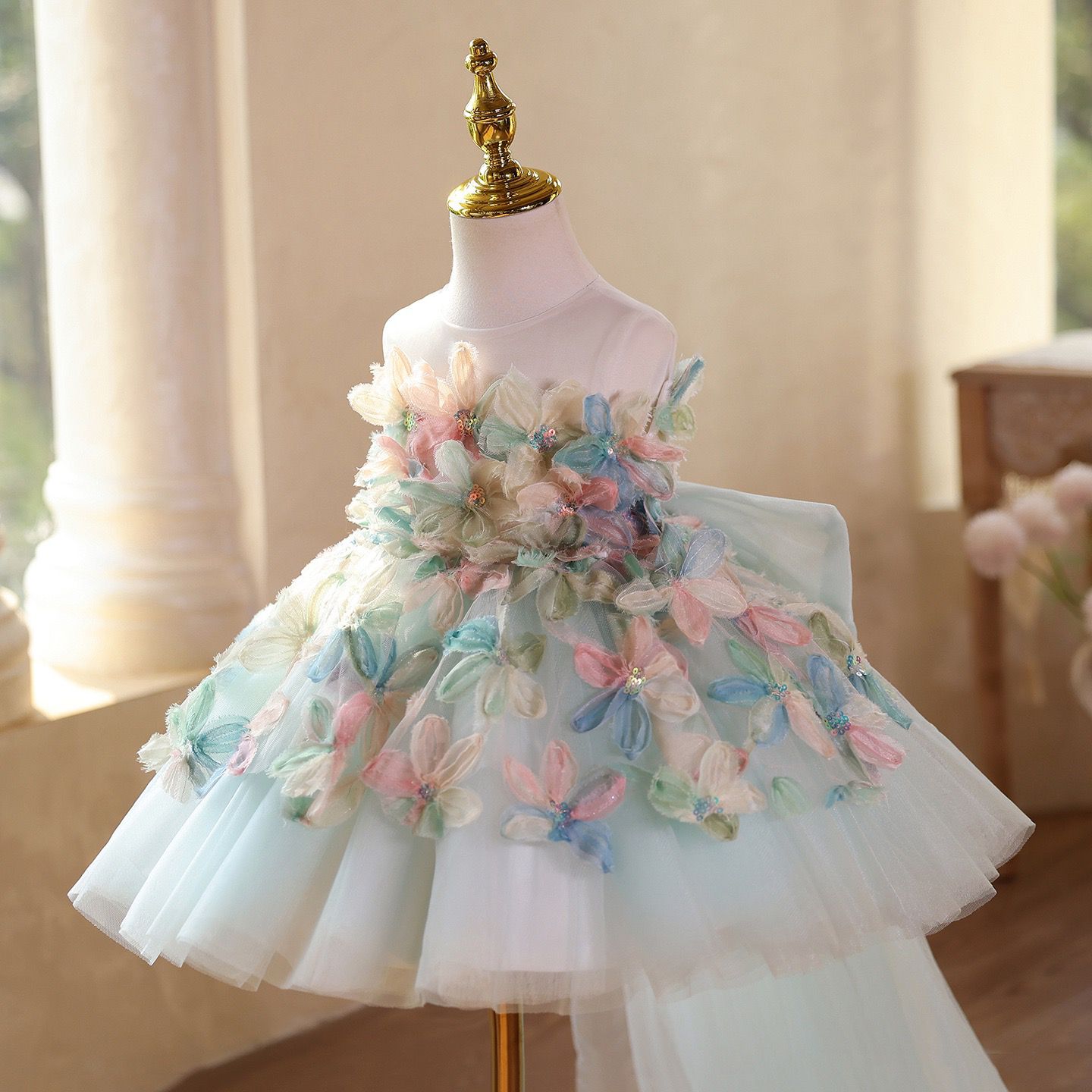 Children's Party Dress Flowers