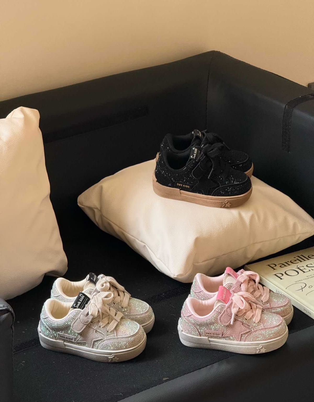 Kids' Shiny Star Sneakers