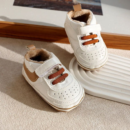 Kids Velcro Sneakers with Fur