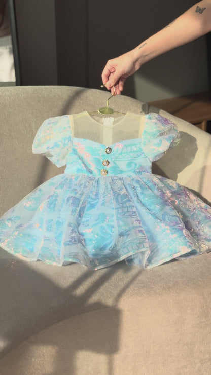 Shiny Children's Party Dress