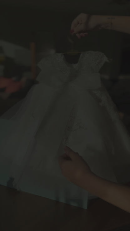 Shiny Lace Children's Party Dress