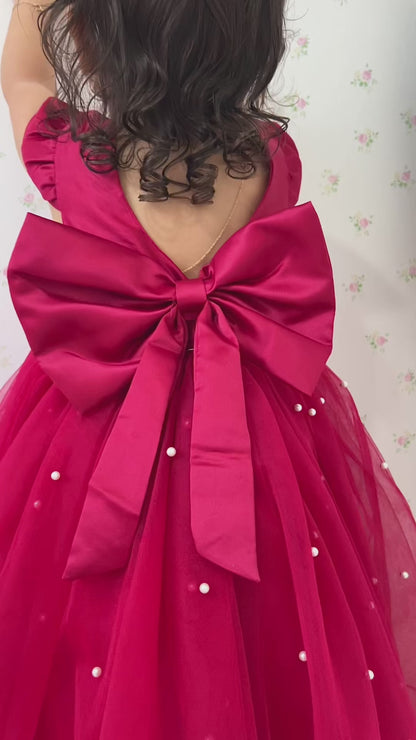Christmas Party Dress Pearls