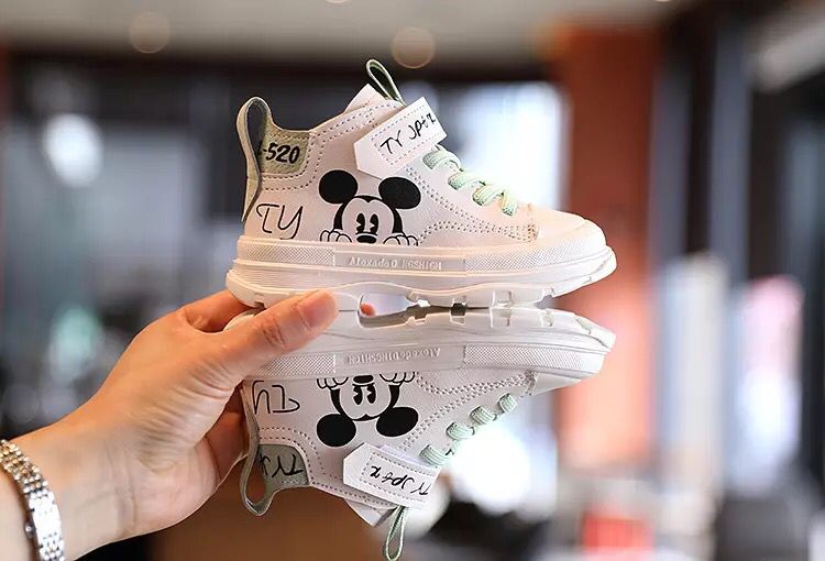 Zapatillas de Mickey Mouse para otoño e invierno/Zapatillas para niñas y niños/Zapatillas deportivas de tenis 