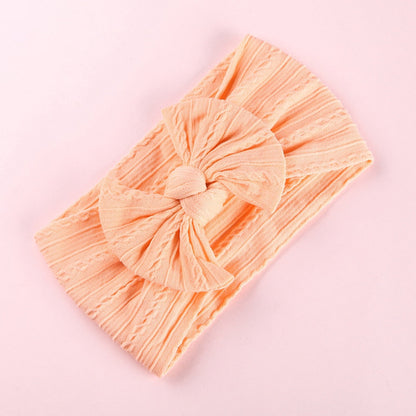 Diadema de bebé con lazo de cable