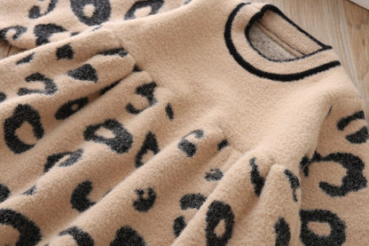 Vestido con estampado animal