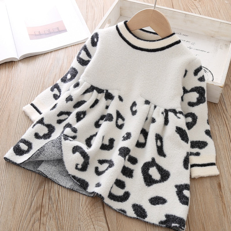 Vestido con estampado animal