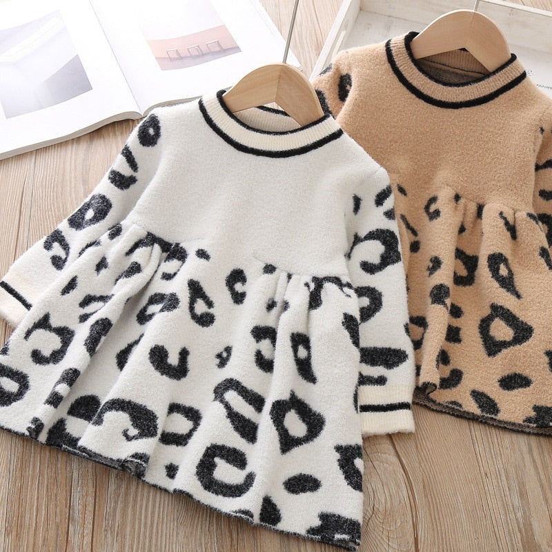 Vestido con estampado animal