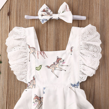 Pelele y diadema de Bambi